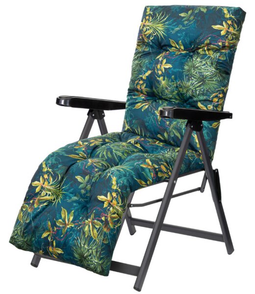 Polštář na lehátko ILONA 3D zelený