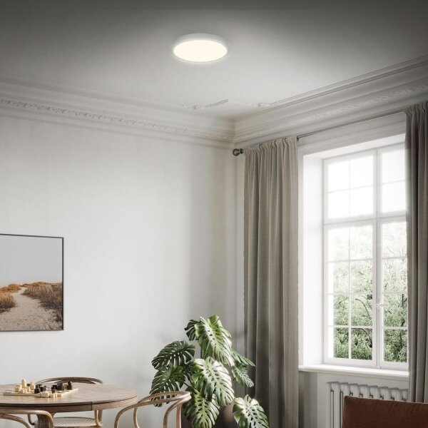 Briloner 3700-014-LED Stropní svítidlo RUNA LED/16W/230V 3000K pr. 28cm stříbrná