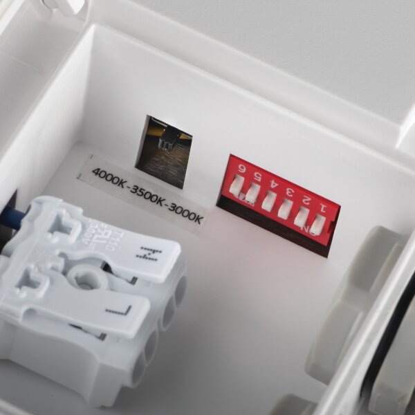 Kanlux 38777 - LED Venk. sv. se senz. BENO 12/18W/230V 3000/3500/4000K IP65 bílá