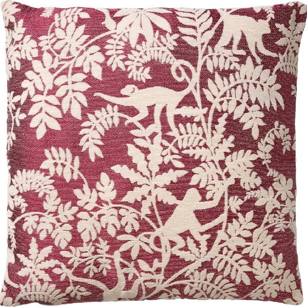 Dekorační povlak na polštář ABU MERLOT 45x45 cm, vínový