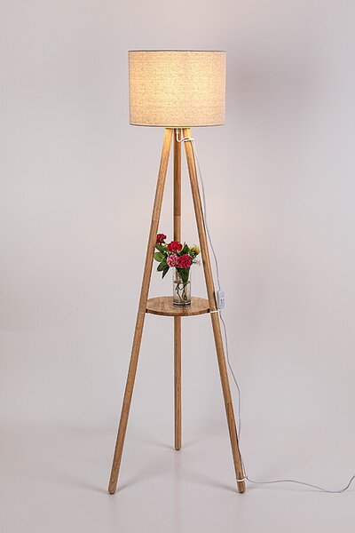 Rabalux TREVIA stojací dřevěná lampa 74108