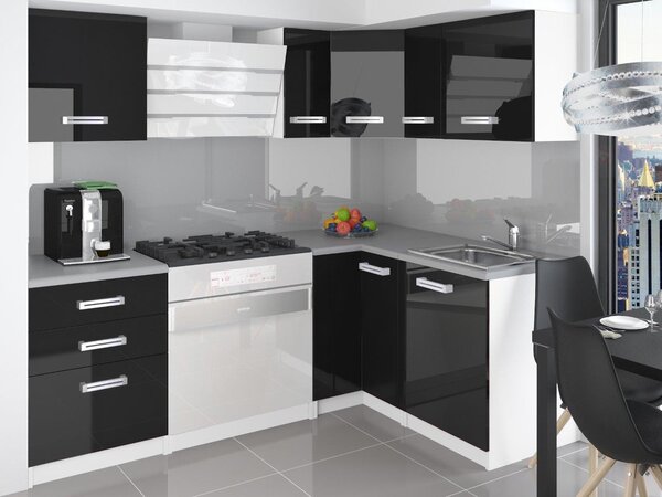 Kuchyňská linka Belini 360 cm černý lesk s pracovní deskou Jowisz Výrobce