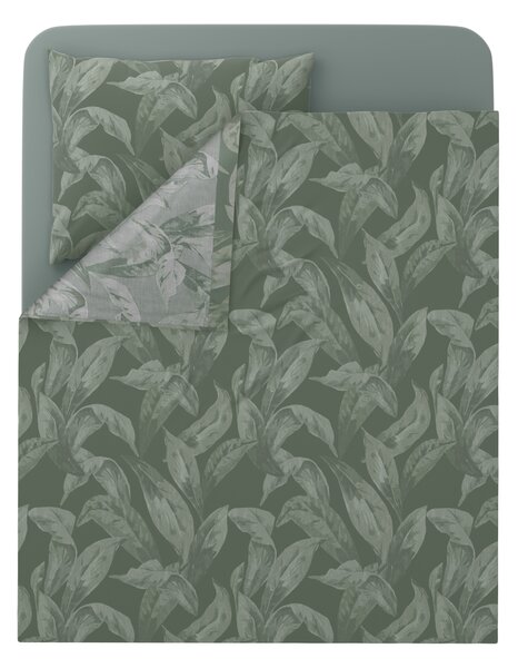 Livarno® Souprava saténového ložního povlečení, 160 x 280 cm, 70 x 90 cm (zelená) (100405020001)