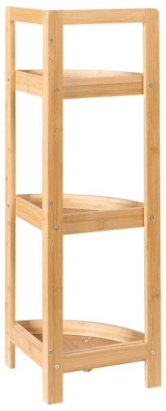 Rohový regál ILLAMPU Bambus Světle hnědá
