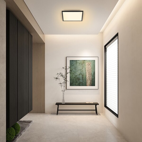 Brilagi - LED Stropní svítidlo SLIMFRAME LED/25W/230V 30x30 cm černá