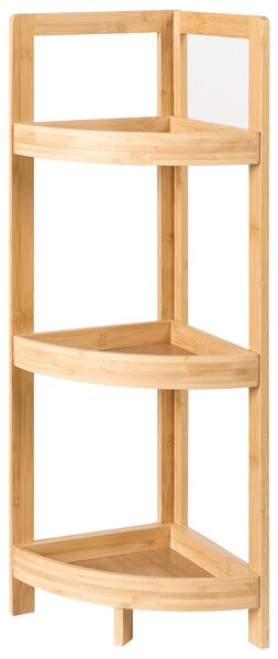 Rohový regál ILLAMPU Bambus Světle hnědá