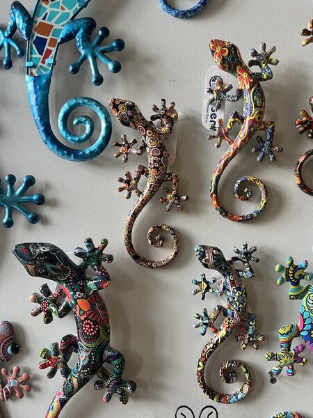 Barevná dekorace ještěrky na zavěšení Design: Motiv 1
