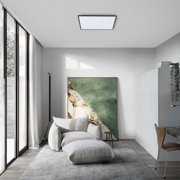 Brilagi - LED Stropní svítidlo SLIMFRAME LED/58W/230V 60x60 cm černá