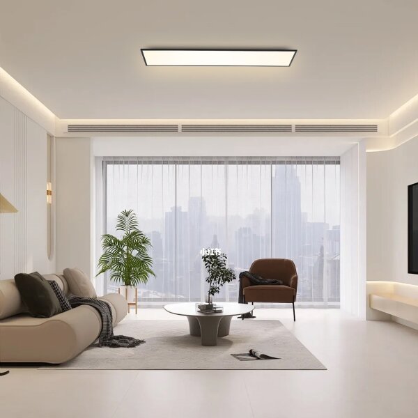 Brilagi - LED Stropní svítidlo SLIMFRAME LED/58W/230V 120x30 cm černá