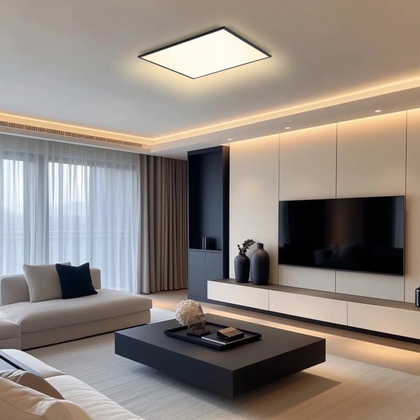 Brilagi - LED Stropní svítidlo SLIMFRAME LED/58W/230V 60x60 cm černá