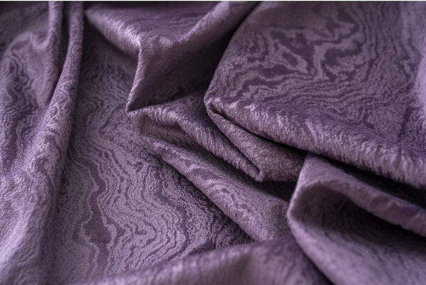 Zatemňovací závěs DUNES VELVET 140x250 cm, fialový Zavěšení: Řasící páska