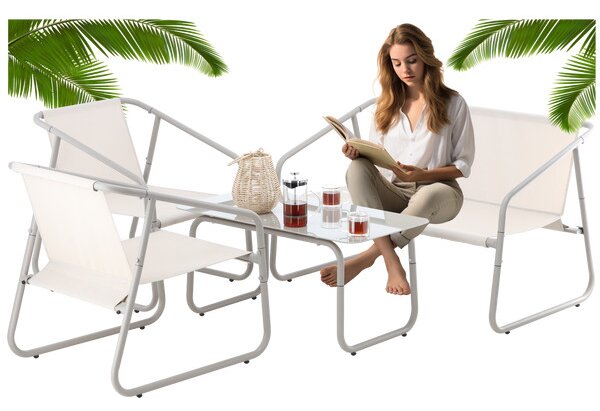 Set zahradního nábytku KAVEL béžový ANH3811