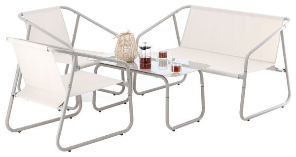 Set zahradního nábytku KAVEL béžový ANH3811