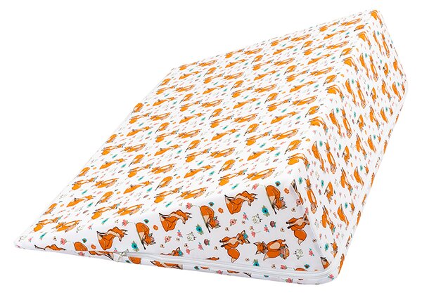 BELLATEX Klínový podhlavník Oranžová,Bílá 80x50x20 cm