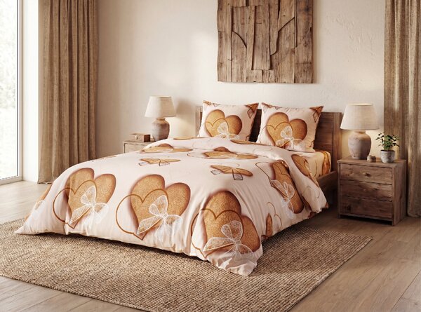 Povlečení z mikrovlákna HEART NEST vzorované Rozměr povlečení: 70 x 80 cm | 140 x 200 cm