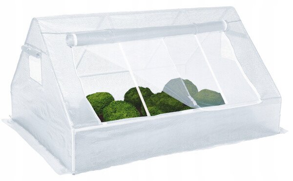 Zahradní fóliovník CLEAR bílý 180x140x94 cm TUN0773