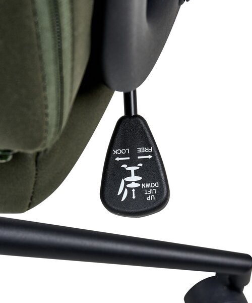 Kancelářská židle REBEL Tkanina Tmavě zelená