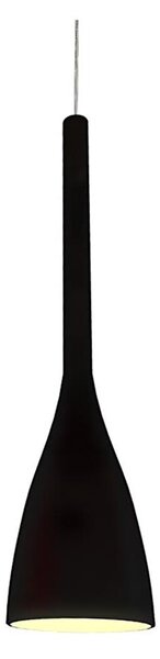 Ideal Lux - Lustr na lanku FLUT 1xE27/60W/230V pr. 14,5 cm černá