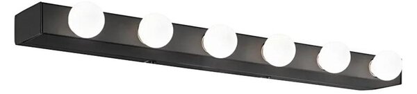 Ideal Lux - Nástěnné svítidlo PRIVE 6xE14/40W/230V černá