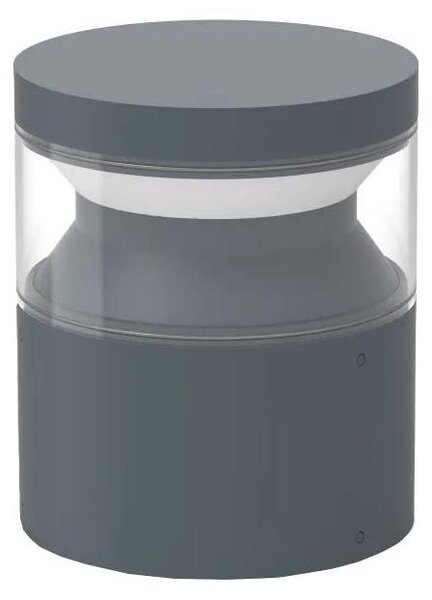 Ideal Lux - LED Venkovní lampa BOEING LED/14W/230V 15 cm IP65 antracit