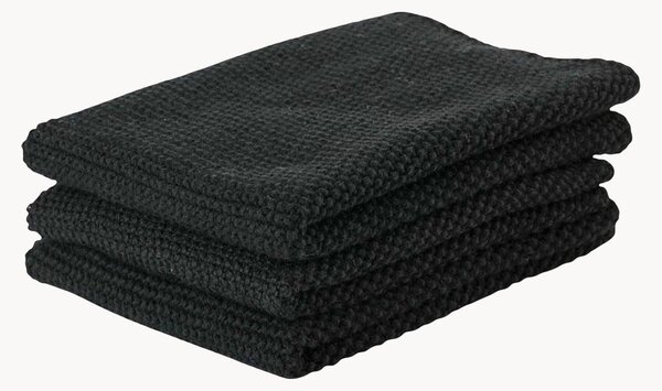 Sada kuchyňských utěrek Nordic Black, 3 díly
