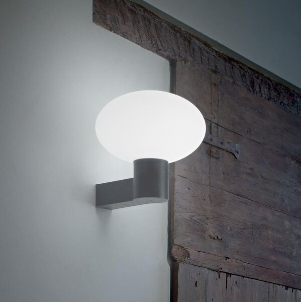Ideal Lux - Venkovní nástěnná lampa CLIO 1xE27/42W/230V IP44 antracit
