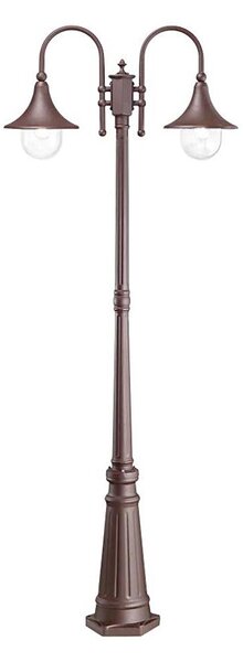Ideal Lux - Venkovní lampa CIMA 2xE27/52W/230V 216 cm IP43 hnědá