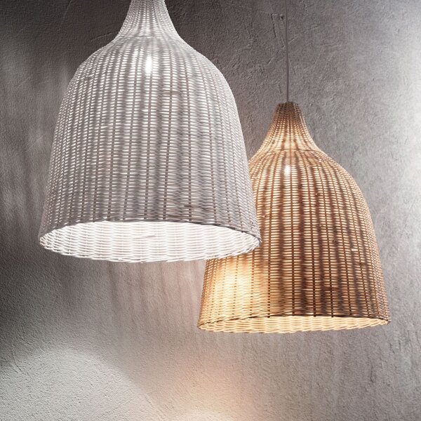 Ideal Lux - Lustr na lanku HAUNT 1xE27/60W/230V pr. 35 cm béžová