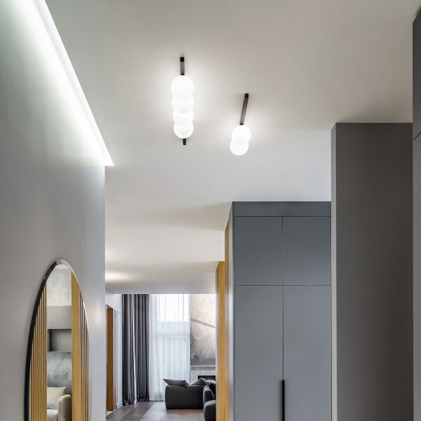 Ideal Lux - LED Stropní svítidlo BINOMIO 4xG9/3W/230V černá