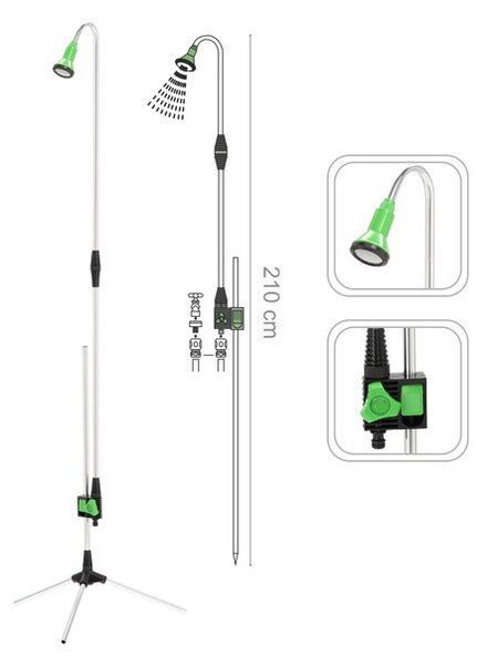 Zahradní sprcha VAMISO WIL6704