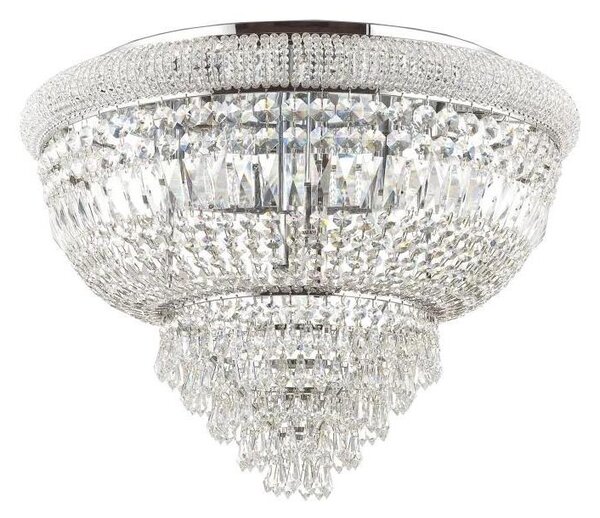 Ideal Lux - Křišťálové stropní svítidlo DUBAI 24xE14/28W/230V pr. 78 cm chrom