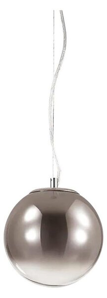 Ideal Lux - Lustr na lanku MAPA 1xE27/42W/230V pr. 20 cm šedá/kouřová