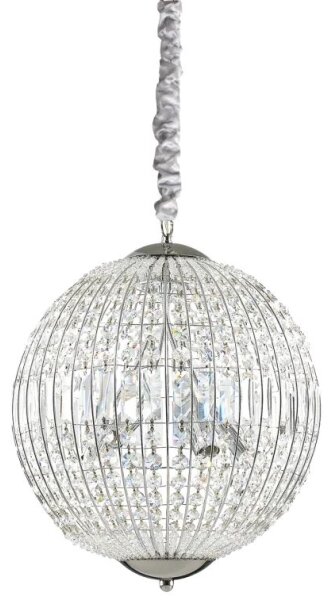 Ideal Lux - LED Křišťálový lustr na řetězu LUXOR 6xG9/3W/230V pr. 40 cm čirá