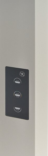LED stojací lampa MENSA se senzorem pohybu Kov Stříbrná