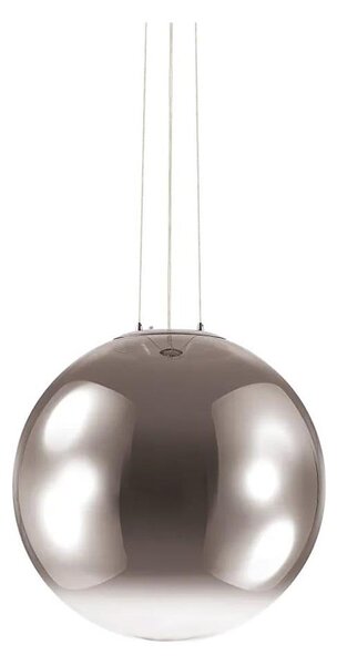 Ideal Lux - Lustr na lanku MAPA 1xE27/42W/230V pr. 50 cm šedá/kouřová