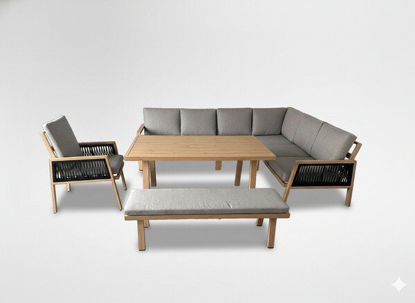 Set zahradního nábytku OTTAWA béžový ALM8154