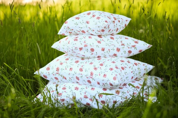 Nelly TENCLEN - povlečení na polštář vlčí máky Rozměr: 40/40 CM ZIP