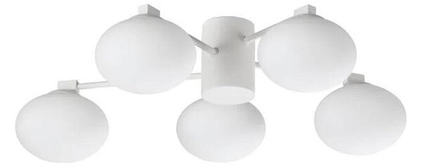 Ideal Lux - LED Přisazený lustr HERMES 5xG9/3W/230V pr. 60 cm bílá