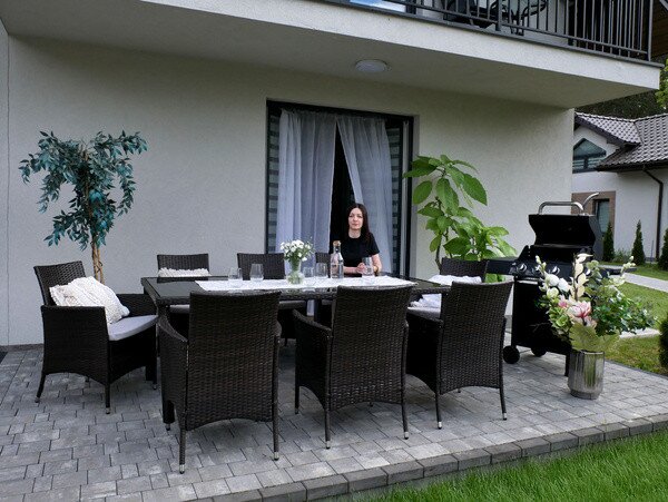 Set zahradního nábytku TERRANO hnědý ABI3654