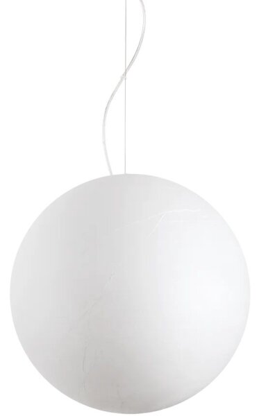 Ideal Lux - Lustr na lanku CARTA 1xE27/25W/230V pr. 50 cm bílá