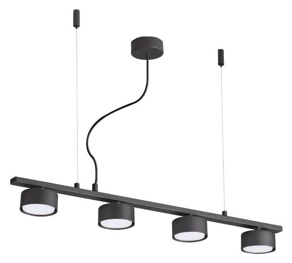Ideal Lux - LED Lustr na lanku MINOR 4xGX53/9W/230V 75,5 cm černá