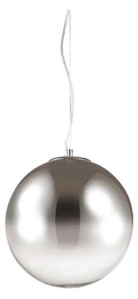 Ideal Lux - Lustr na lanku MAPA 1xE27/42W/230V pr. 40 cm šedá/kouřová