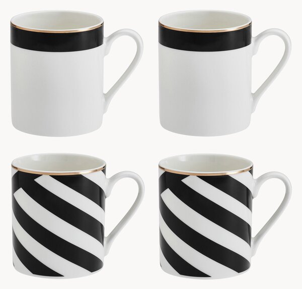 Sada hrnků Luxe Deco, 4 díly