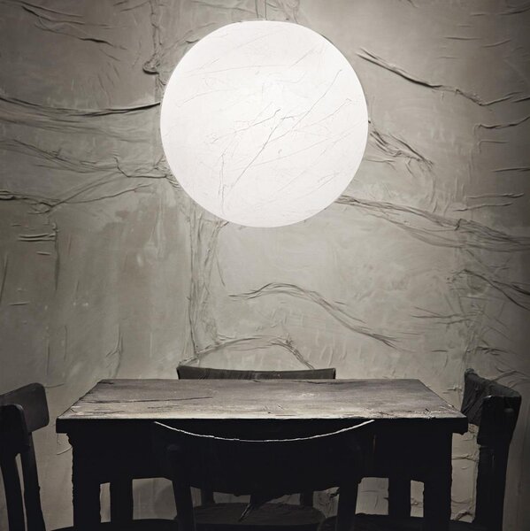 Ideal Lux - Lustr na lanku CARTA 1xE27/25W/230V pr. 40 cm bílá