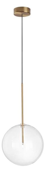Ideal Lux - LED Lustr na lanku EQUINOXE 1xG4/2W/230V pr. 25 cm mosaz/čirá