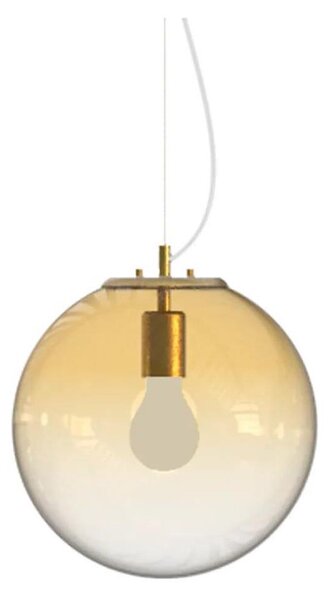 Ideal Lux - Lustr na lanku MAPA 1xE27/42W/230V pr. 30 cm zlatá/kouřová