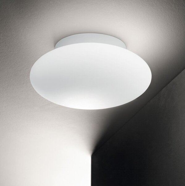 Ideal Lux-Koupelnové stropní svítidlo BUBBLE 1xE27/60W/230V pr.33,5 cm IP44 bílá