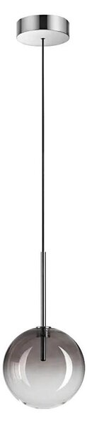 Ideal Lux - LED Lustr na lanku EQUINOXE 1xG4/2W/230V pr. 15 cm chrom/kouřová