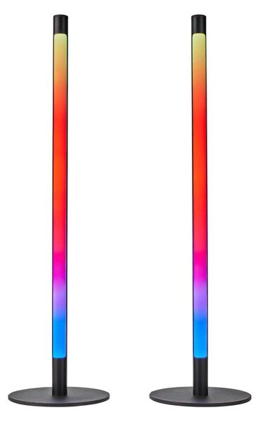 Nedis WIFILD10RGBW-SADA 2xLED RGBIC Stm. stolní lampa LED/36W/230V 2700-6500K+DO