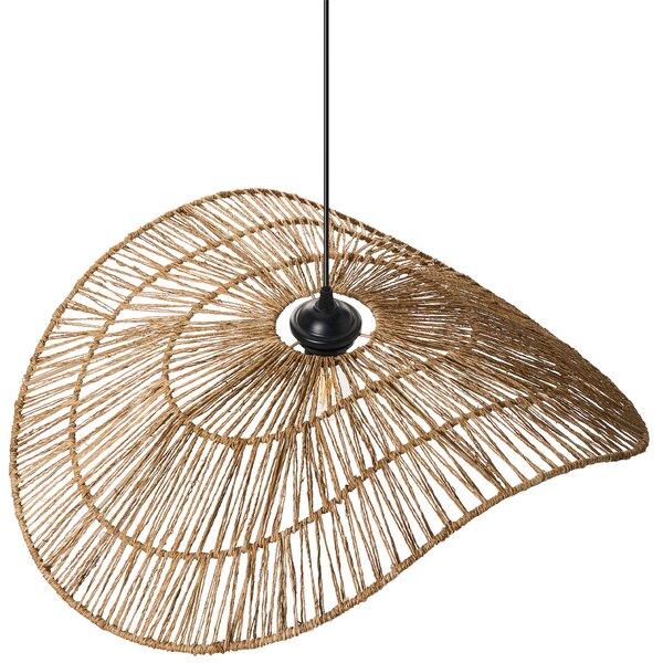 Závěsná lampa YAGUEZ Juta Přírodní